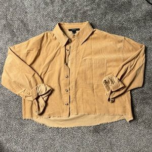 Tan button up jacket